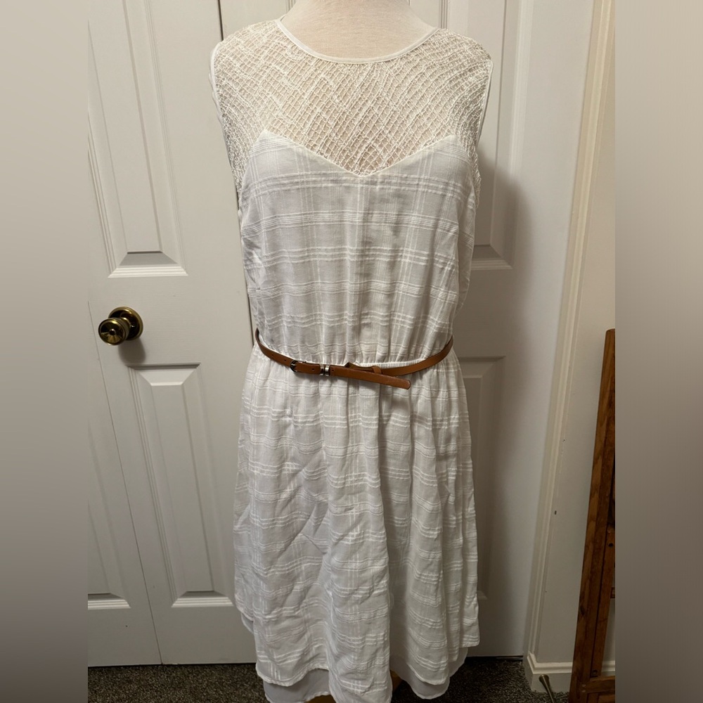 White CATO Brand Summer Dress